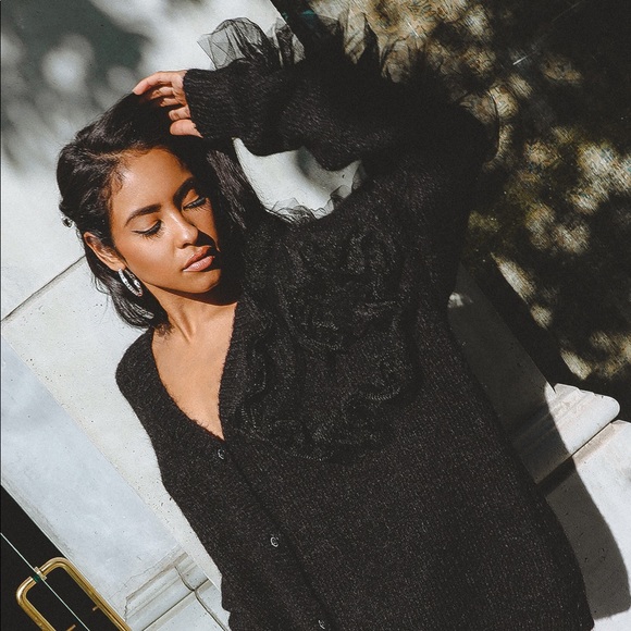 Collette Wool Blend Cardigan - Picture 5 of 7